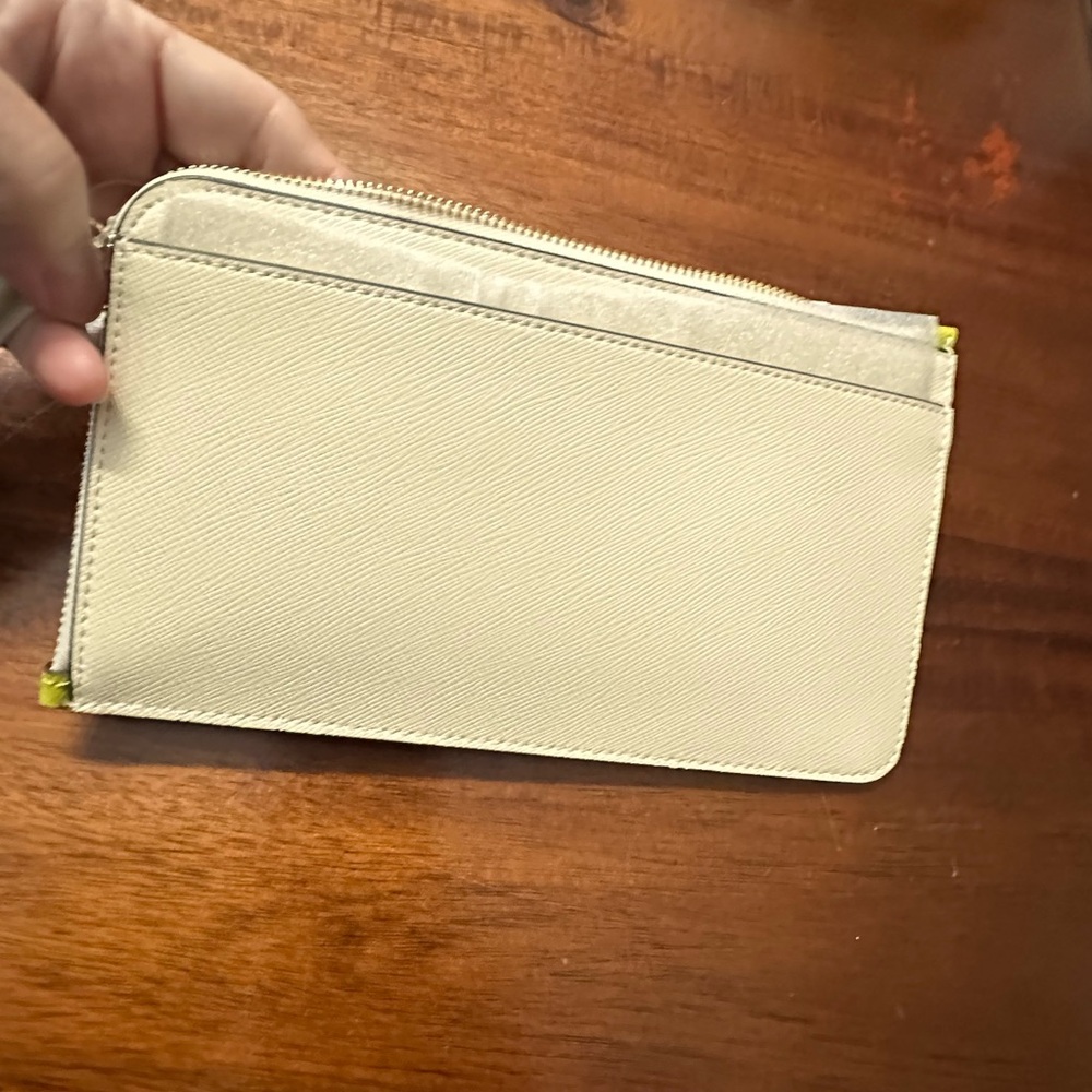 kate spade lime green zip wallet - Picture 6 of 8